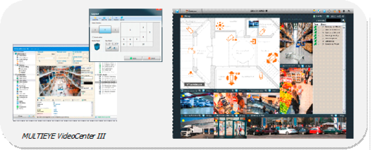 VideoCenter III VMS Artec Multieye Video Management Software