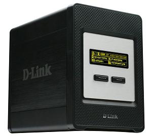 DLINK DNS-343 4 lemezes hálózati tároló NAS